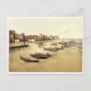 Redcar, de esplanade, Yorkshire, England, Briefkaart