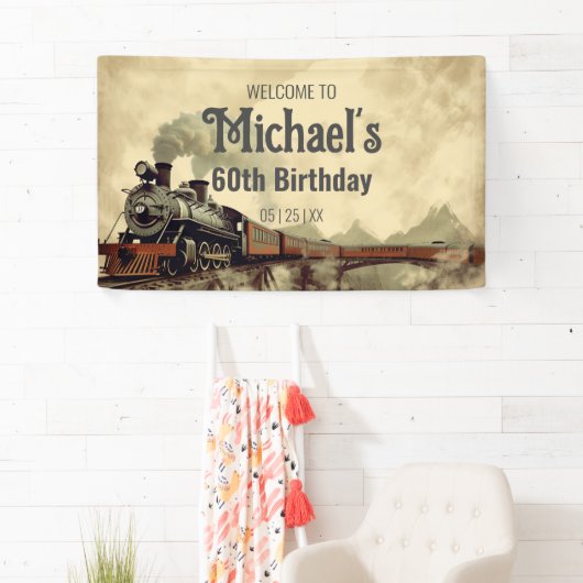 Reddbare rookbrug  stoomtrain spandoek (Insitu)