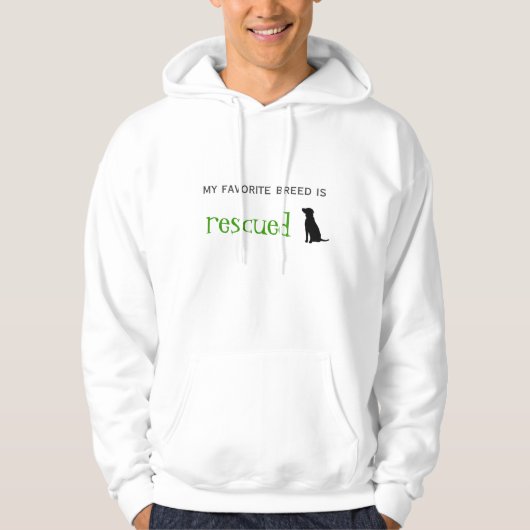 Redde honden zijn de beste hoodie (Voorkant)