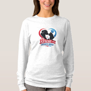 Redden Is Mijn Favoriete Ras – Hondenadoptie Liefh T-shirt