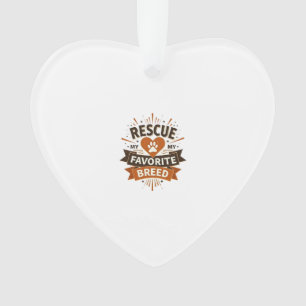Redden Is Mijn Favoriete Ras Vintage Honden Adopti Ornament