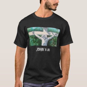 Redder Christelijk Johannes 3:16., Kerstmis- Pasen T-shirt