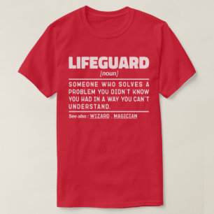 Redder Noun Gecertificeerde Strandwachter Memes T-shirt
