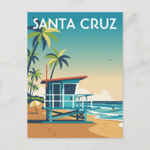 Reddershut in Santa Cruz California Reizen Briefkaart