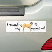 Redding Akita Bumpersticker (Op auto)
