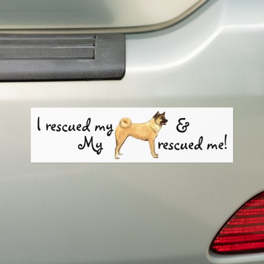 Redding Akita Bumpersticker (Op auto)