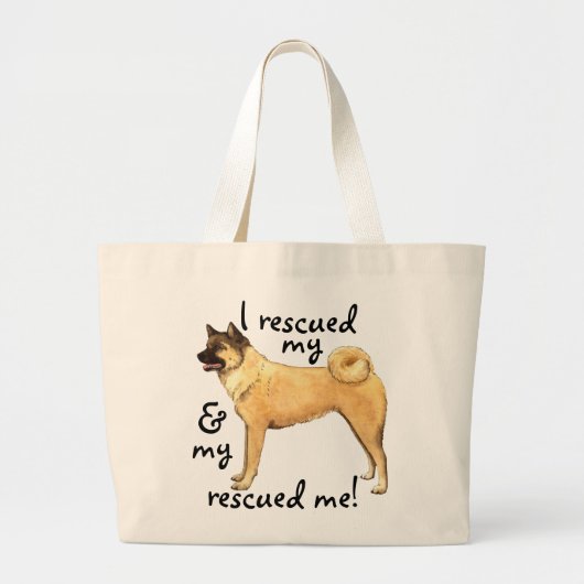 Redding Akita Grote Tote Bag (Voorkant)