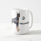 Redding Doberman Pinscher Koffiemok (Voorkant rechts)