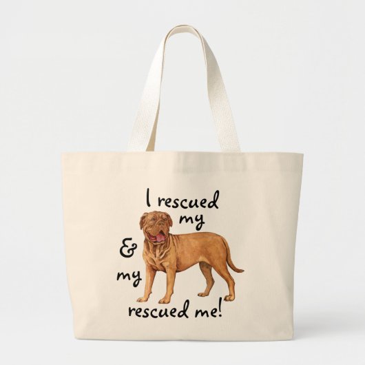 Redding Dogue de Bordeaux Grote Tote Bag (Voorkant)