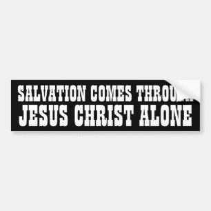 Redding door Jezus Bumpersticker