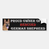 Redding Duitse Bumpersticker Shepherd (Voorkant)