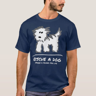 Redding een hond, koop geen Dierenvriend T-shirt