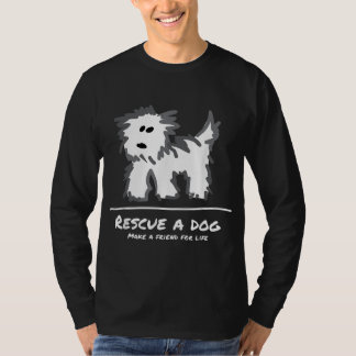 Redding een hond niet kopen adopt! Dierenvriend T-shirt