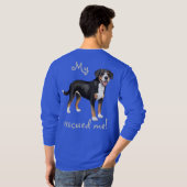 Redding Entlebucher Mountain Dog T-Shirt (Achterkant volledig)