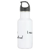 Redding Finse Spitz Waterfles (Achterkant)