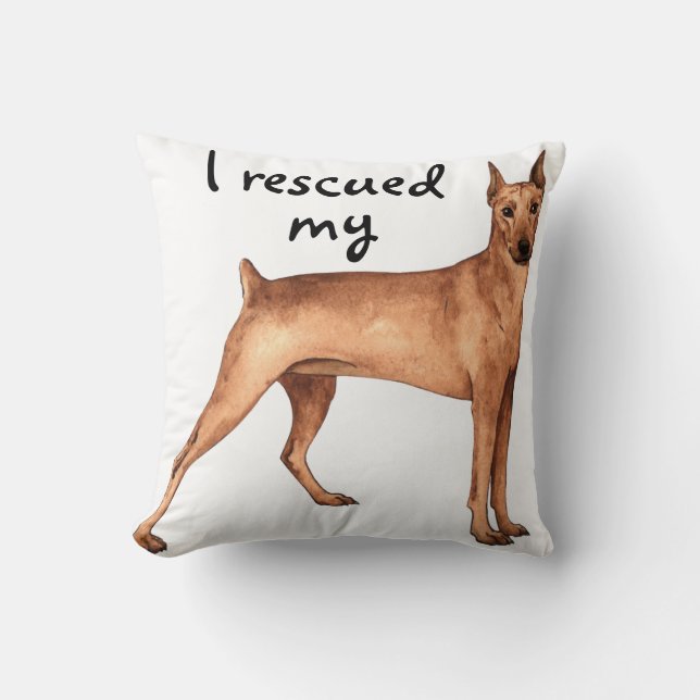 Redding German Pinscher Kussen (Voorkant)