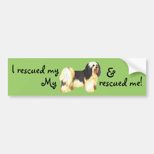 Redding Havanese Bumpersticker (Voorkant)