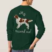 Redding Irish Red en White Setter T-shirt (Achterkant)
