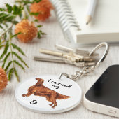 Redding Irish Setter Sleutelhanger (Voorkant Rechts)
