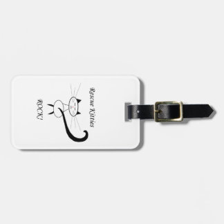 Redding Katten Rock! Bagagelabel