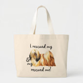 Redding Lhasa Apso Grote Tote Bag (Voorkant)