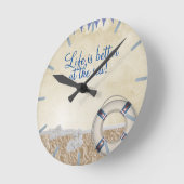 Redding op zand ronde klok (Hoek)