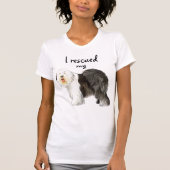 Redding oude Engelse Sheepdog T-shirt (Voorkant)