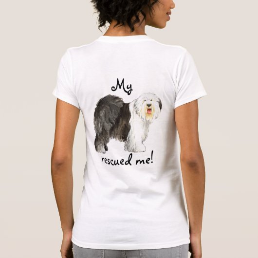 Redding oude Engelse Sheepdog T-shirt (Achterkant)