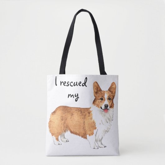 Redding Pembroke Welsh Corgi Draagtas (Voorkant)