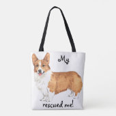 Redding Pembroke Welsh Corgi Draagtas (Achterkant)