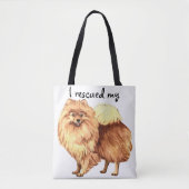 Redding Pommeren Tote Bag (Voorkant)