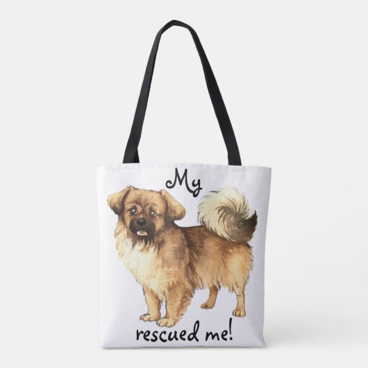Redding voor Tibetaans Spaniel Tote Bag (Achterkant)