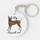 Redding Xoloitzcuintli Sleutelhanger (Achterkant)