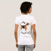 Reddingsbeagle T-shirt (Achterkant volledig)