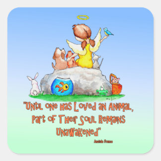 reddingsboei vierkante sticker