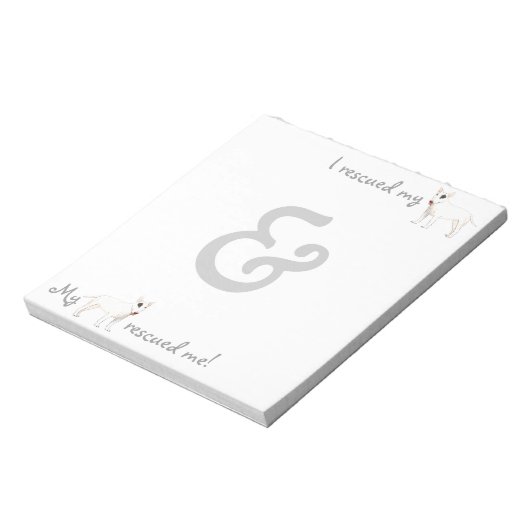 Reddingsbull Terrier Notitieblok (Gedraaid)