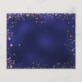 Reddingsdatum jaardag navy blue roos (Achterkant)