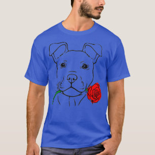 Reddingsdeeg puppy Love Pitbull Bullle Cute Pit T-shirt