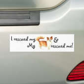 Reddingsdeklaag Chihuahua Bumpersticker (Op auto)