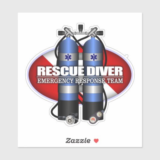Reddingsduiker (ST) Sticker (Vel)