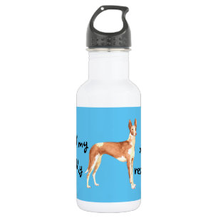 Reddingsflesje Ibizan Hound Stainless Steel Water Waterfles