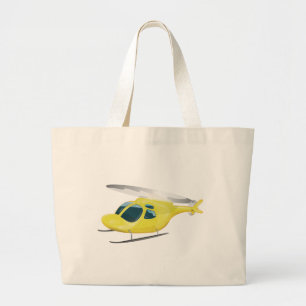 Reddingshelikopter Grote Tote Bag