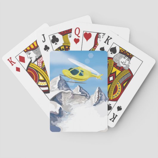 Reddingshelikopter Pokerkaarten (Achterkant)