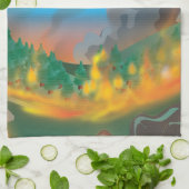 Reddingshelikopter Theedoek (Gevouwen)