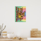 Reddingshond is de beste foefje! poster (Keuken)