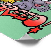 Reddingshond is de beste foefje! poster (Hoek)