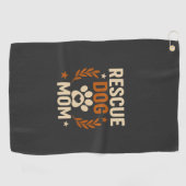 Reddingshond Moeder Golfhanddoek (Horizontaal)