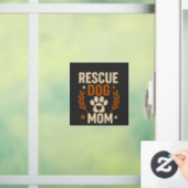 Reddingshond Moeder Raamsticker (Huis)