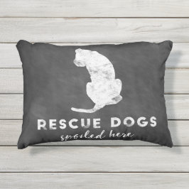 Reddingshonden hier karton buitenkussen