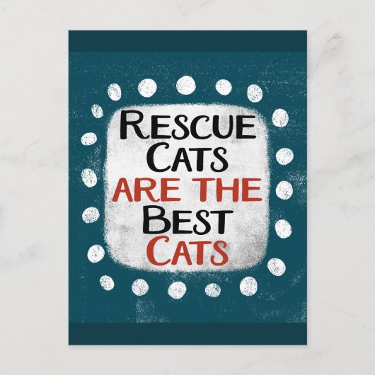 Reddingskatten zijn het beste Briefkaart (Voorkant)